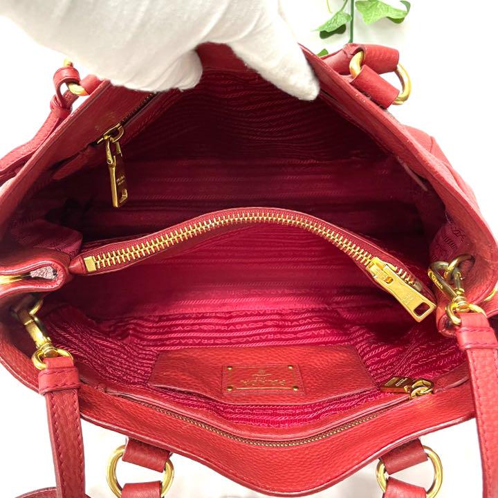 けます ❤️ 2way ハンドバッグ 正規品 鑑定済み❤️ yNzJs-m76813151383 美品 PRADA トリヨンレザー はもちろん