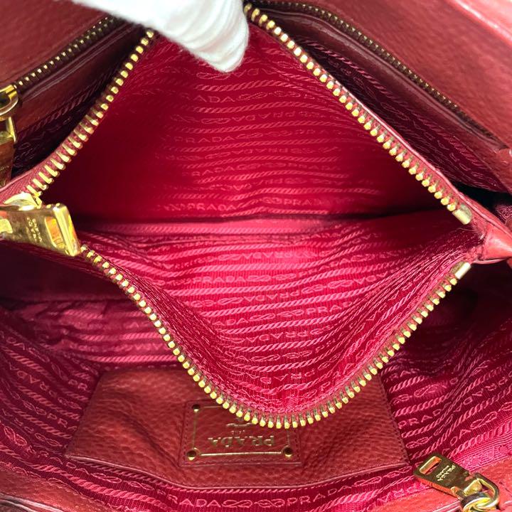 けます ❤️ 2way ハンドバッグ 正規品 鑑定済み❤️ yNzJs-m76813151383 美品 PRADA トリヨンレザー はもちろん