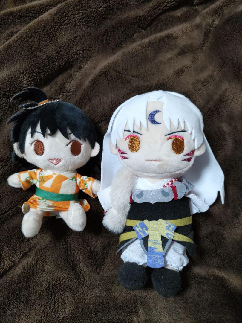 犬夜叉 アニメの軌跡展 殺生丸 ぬいぐるみ りん ぬいぐるみキーホルダー 犬夜叉 アニメの軌跡展 殺生丸 ぬいぐるみ りん ぬいぐるみ