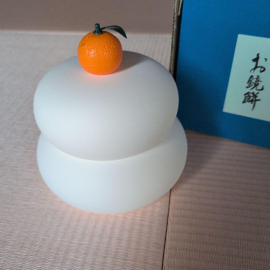 陶性鏡餅 二段重ね
