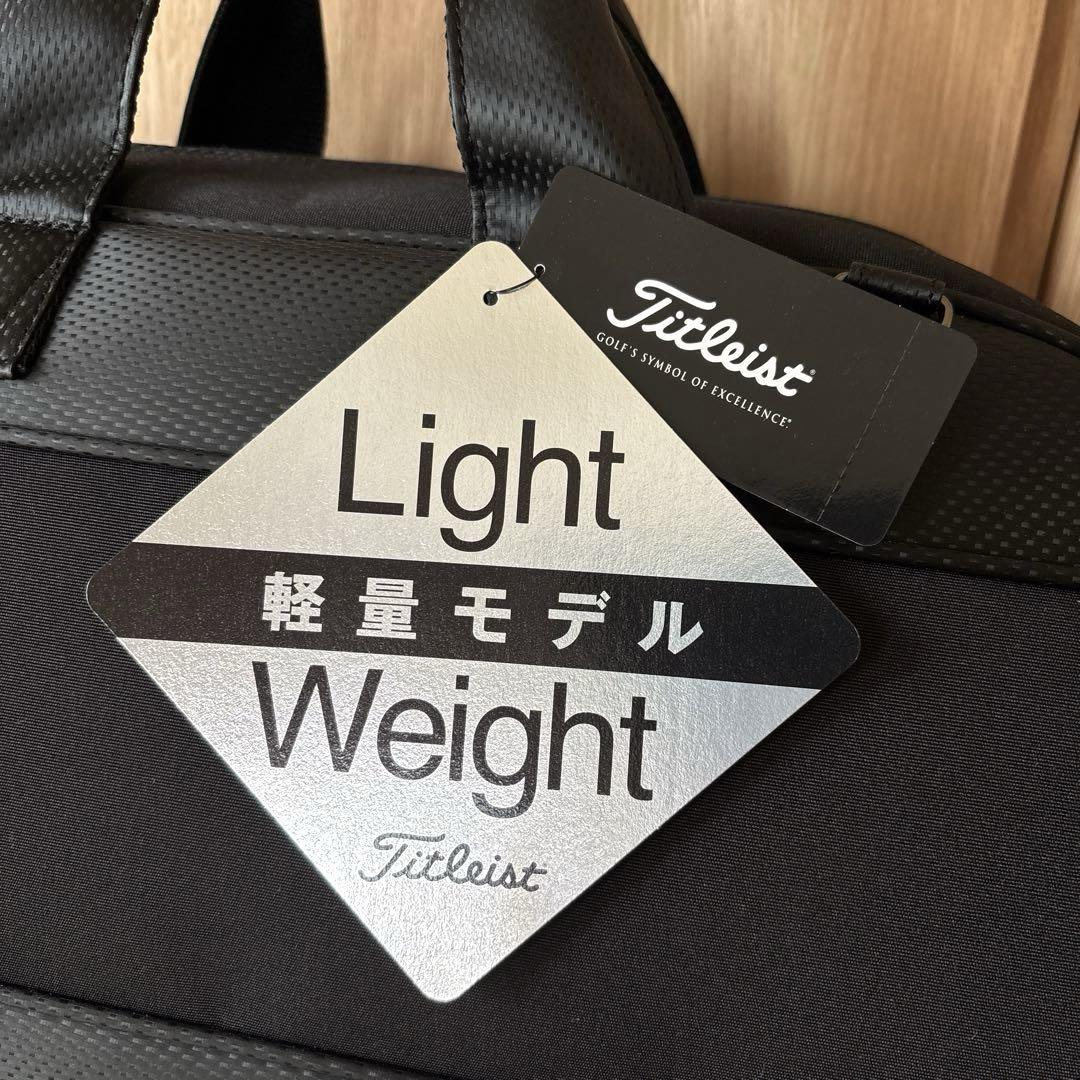【新品】　タイトリスト　ボストン　バッグ　スポーツ　ゴルフ　黒　ブラック　軽量