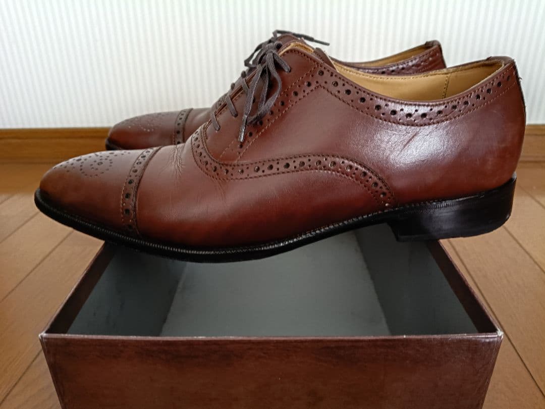 メルミンmeermin Uチップシューズ　ブラウン　27 ブラウン MEERMIN Mallorca ビジネスシューズ メルミン Uチップ