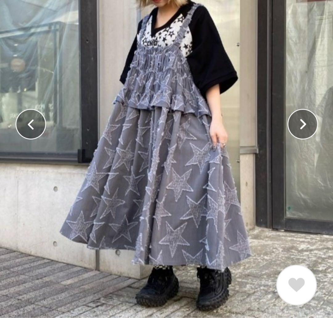 キャンディーストリッパーSTAR JACQUARD DRESS キャンディーストリッパーSTAR JACQUARD DRESS