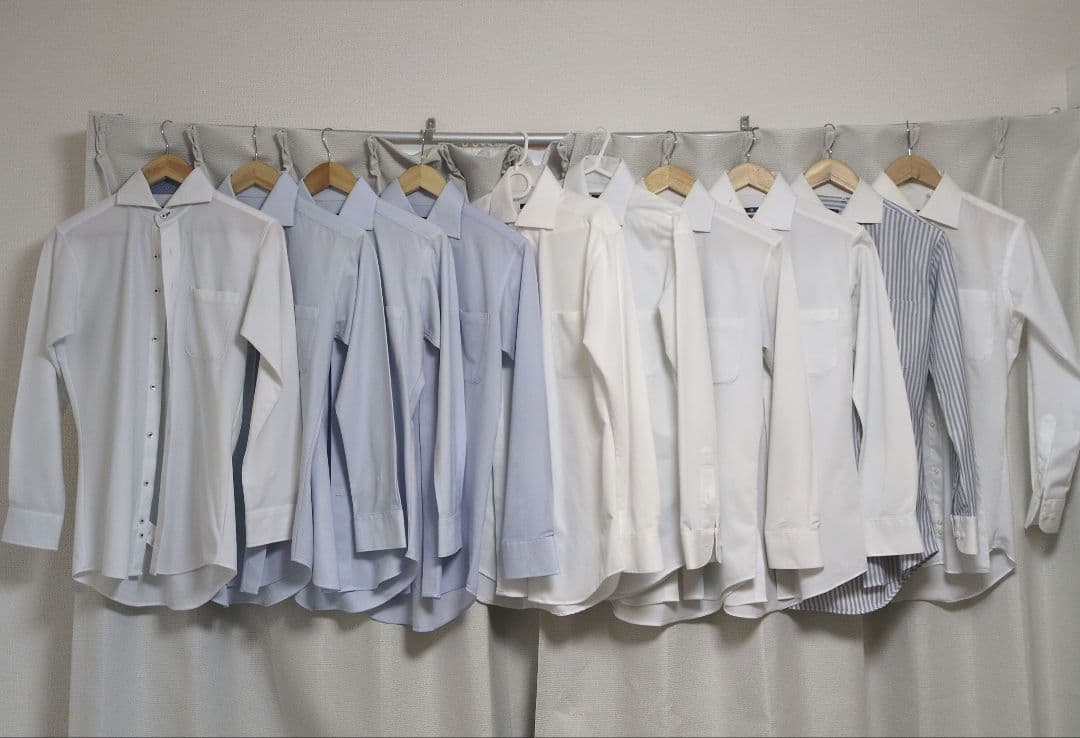 スーツセレクト 4S スーパーノンアイロン スリムフィット 9枚おまけの1枚FREE SIZE・SUIT SELECT