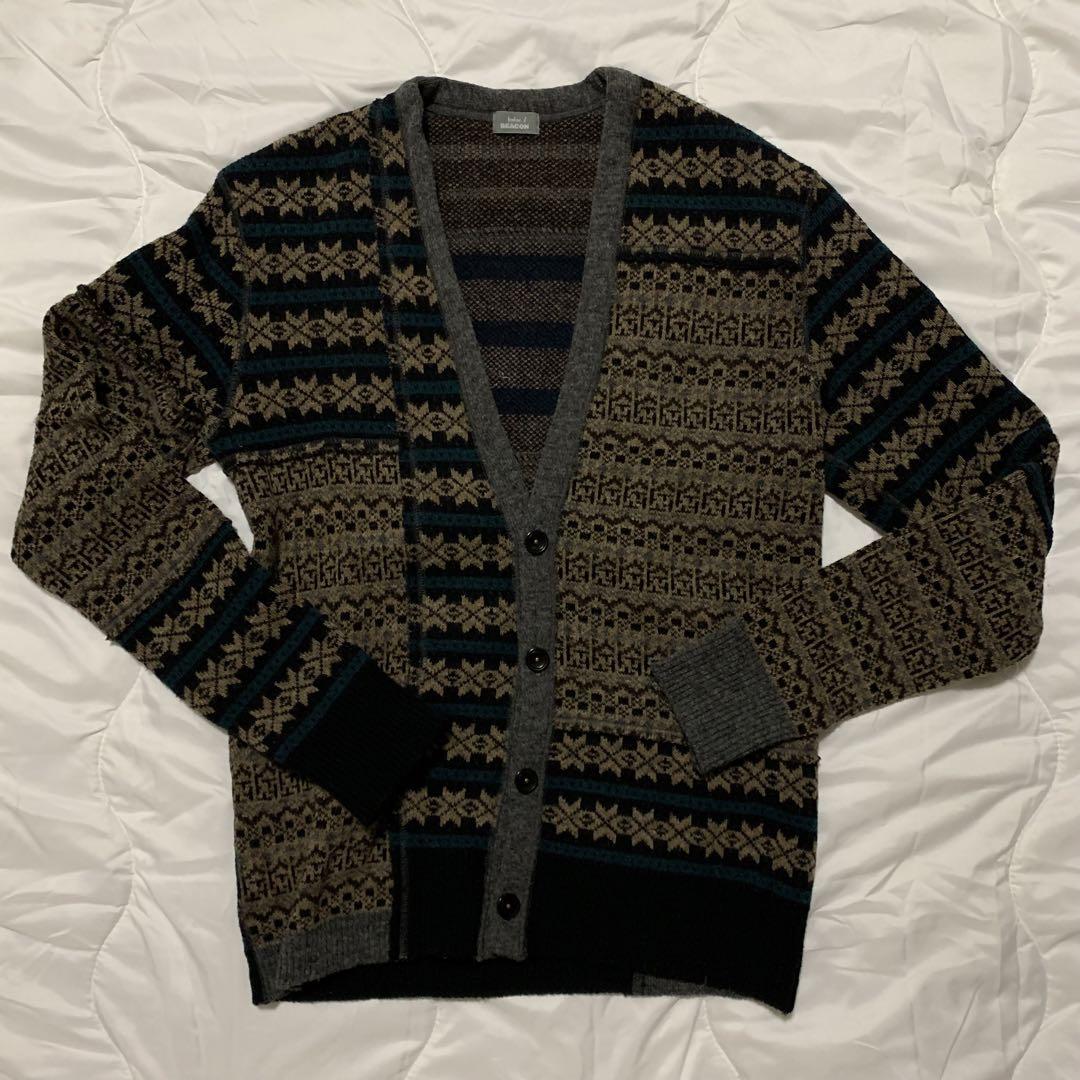 Kolor 14aw? crazy pattern wool cardiganトップス