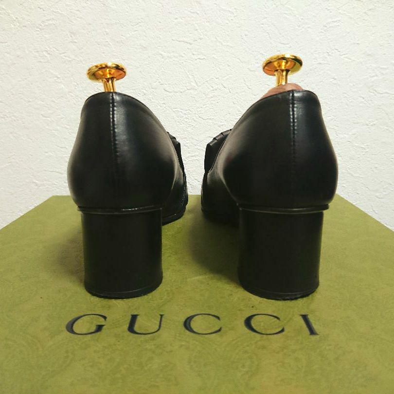 GUCCI GG マーモント パンプス 黒 36 1/2