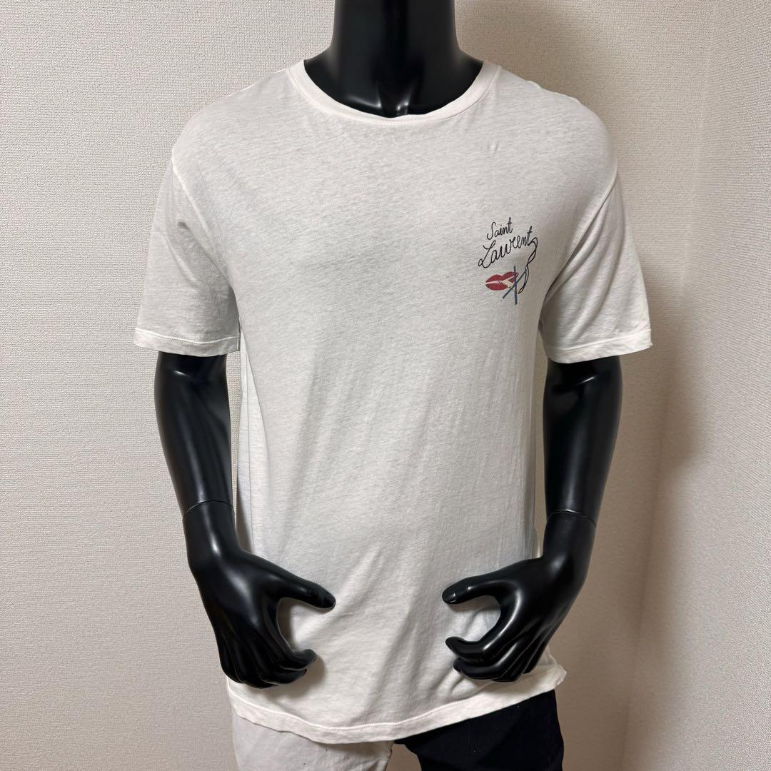 【Mサイズ】サンローラン SAINT LAURENT シャツ Tシャツ 半袖