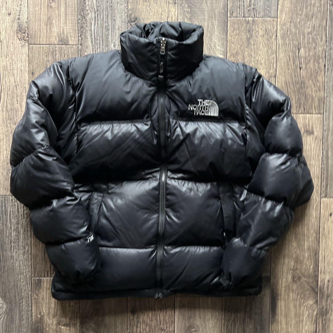 美品　ノースフェイス　ダウンジャッケット　ヌプシ　700fill ブラックXL