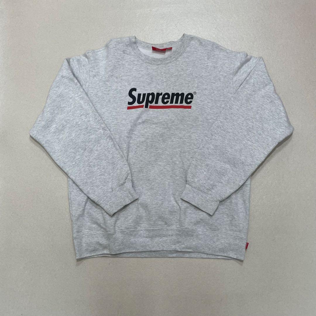 Supreme 20ss Underline Crewneck スウェット
