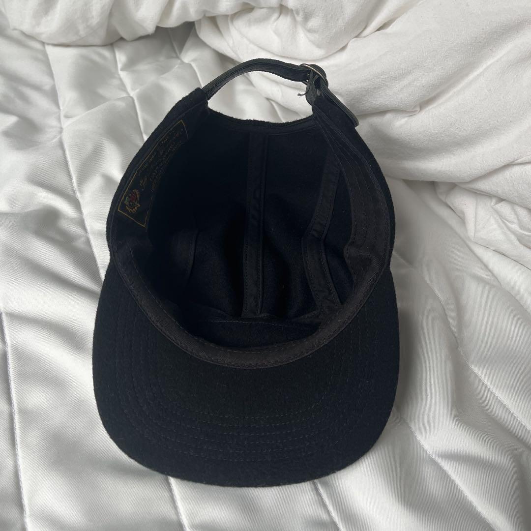 Supreme ブラックキャップ ウール100%