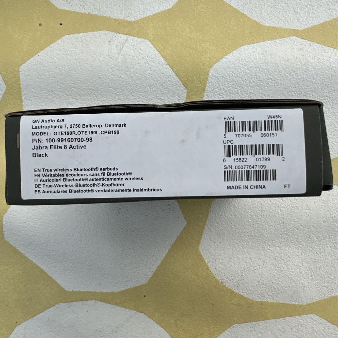 新品未開封　Jabra ELITE 8 ACTIVE ワイヤレスイヤホン