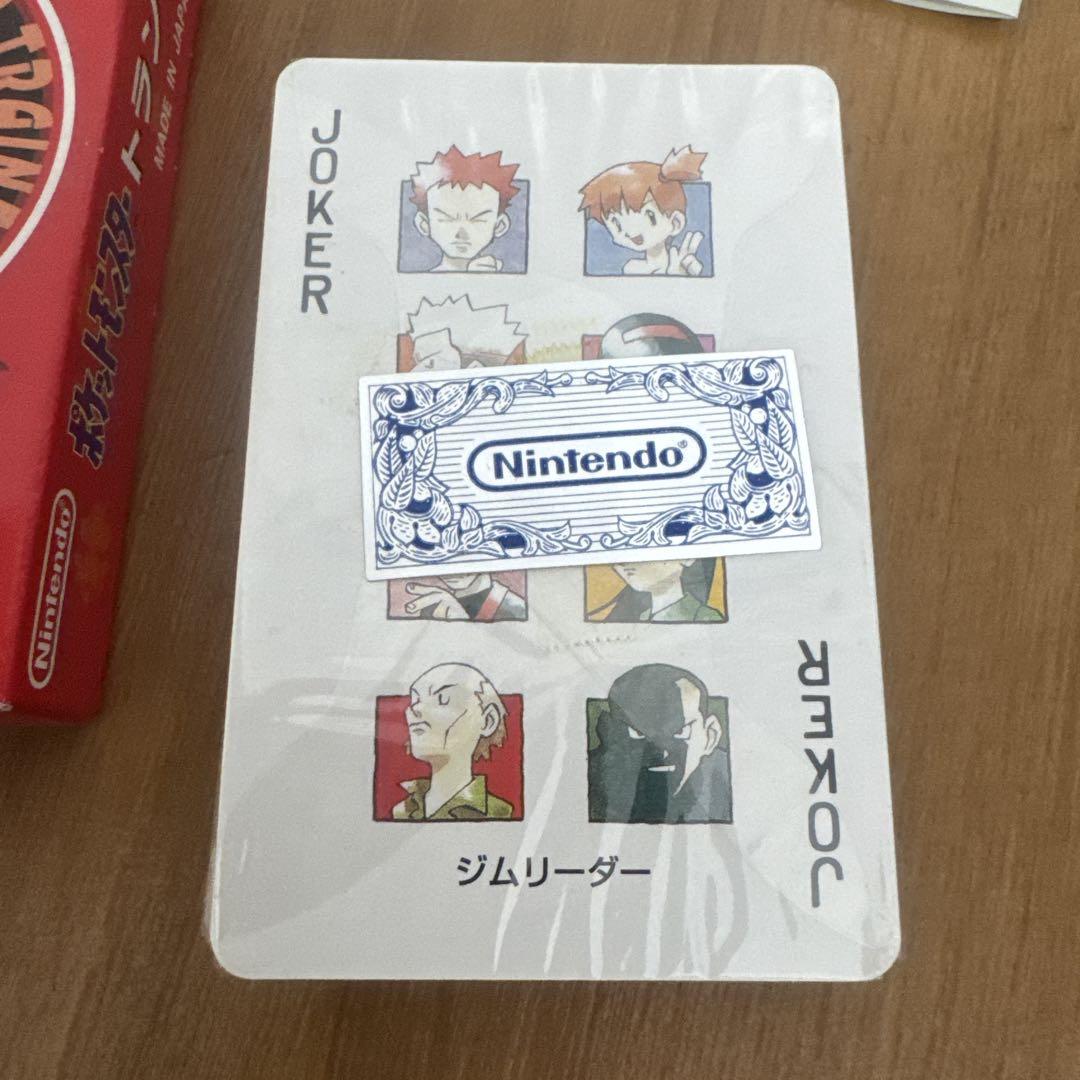 【レア・希少】初代 ポケモン ポケットモンスター トランプ　赤　未使用