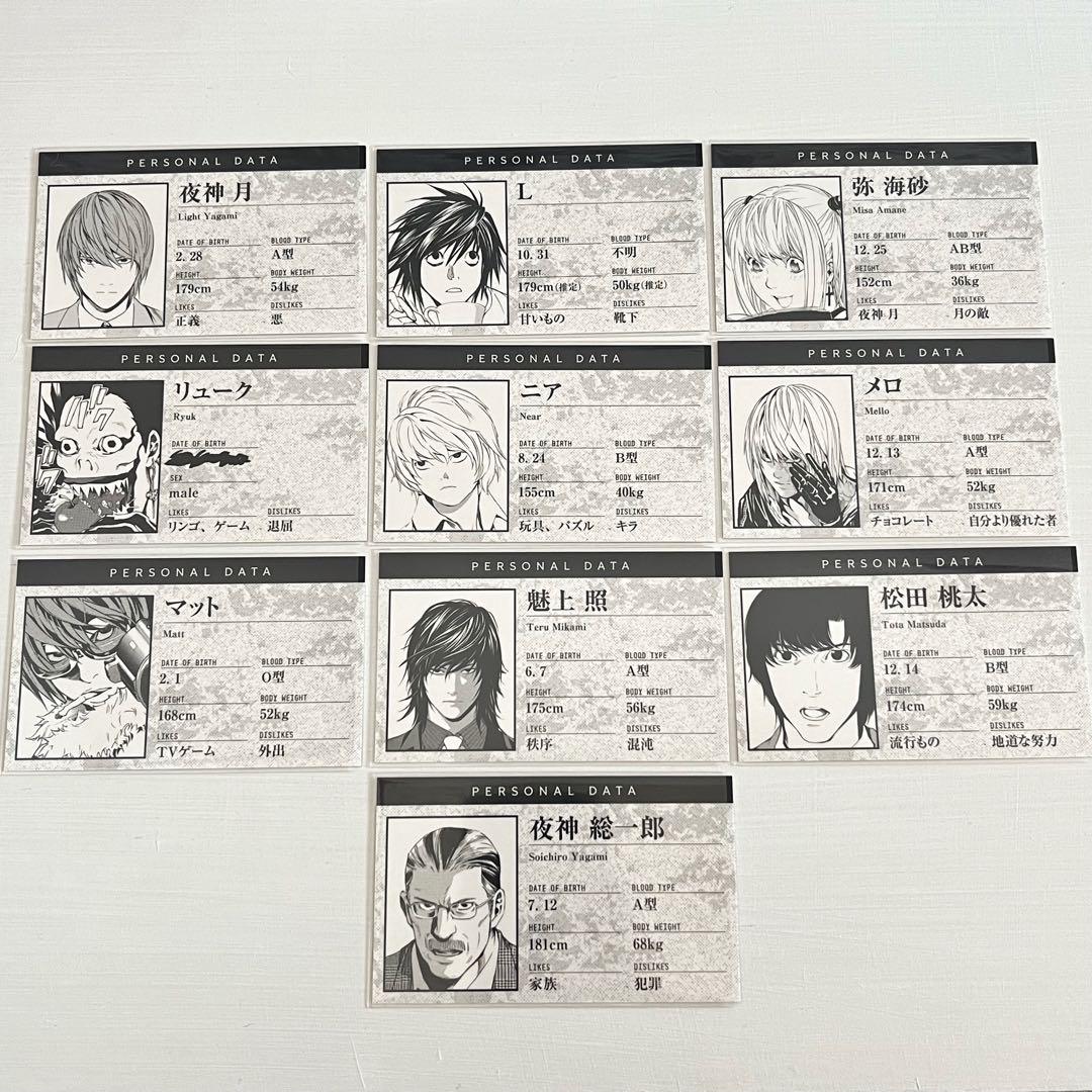 デスノート展B2ポスター　夜神月　ミサ　書き下ろし　Ｌ　4枚セット 公式】DEATH NOTE EXHIBITION │ 原画展 on X: 