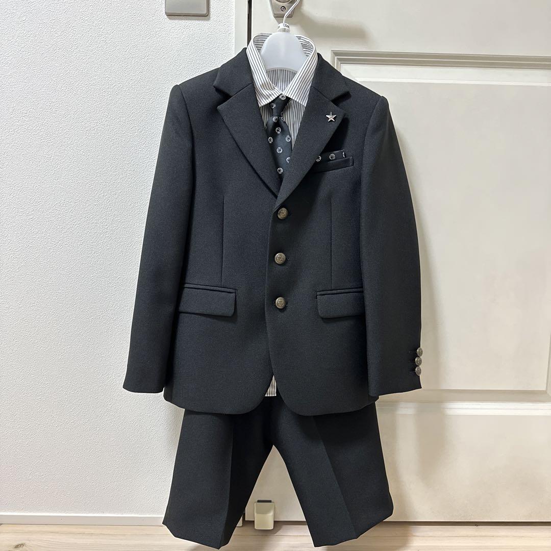 美品　130 CHOPIN ロックスタイルブラックスーツ