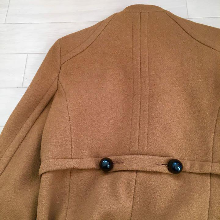 美品】コントワーデコトニエ ロングコート ノーカラーコート