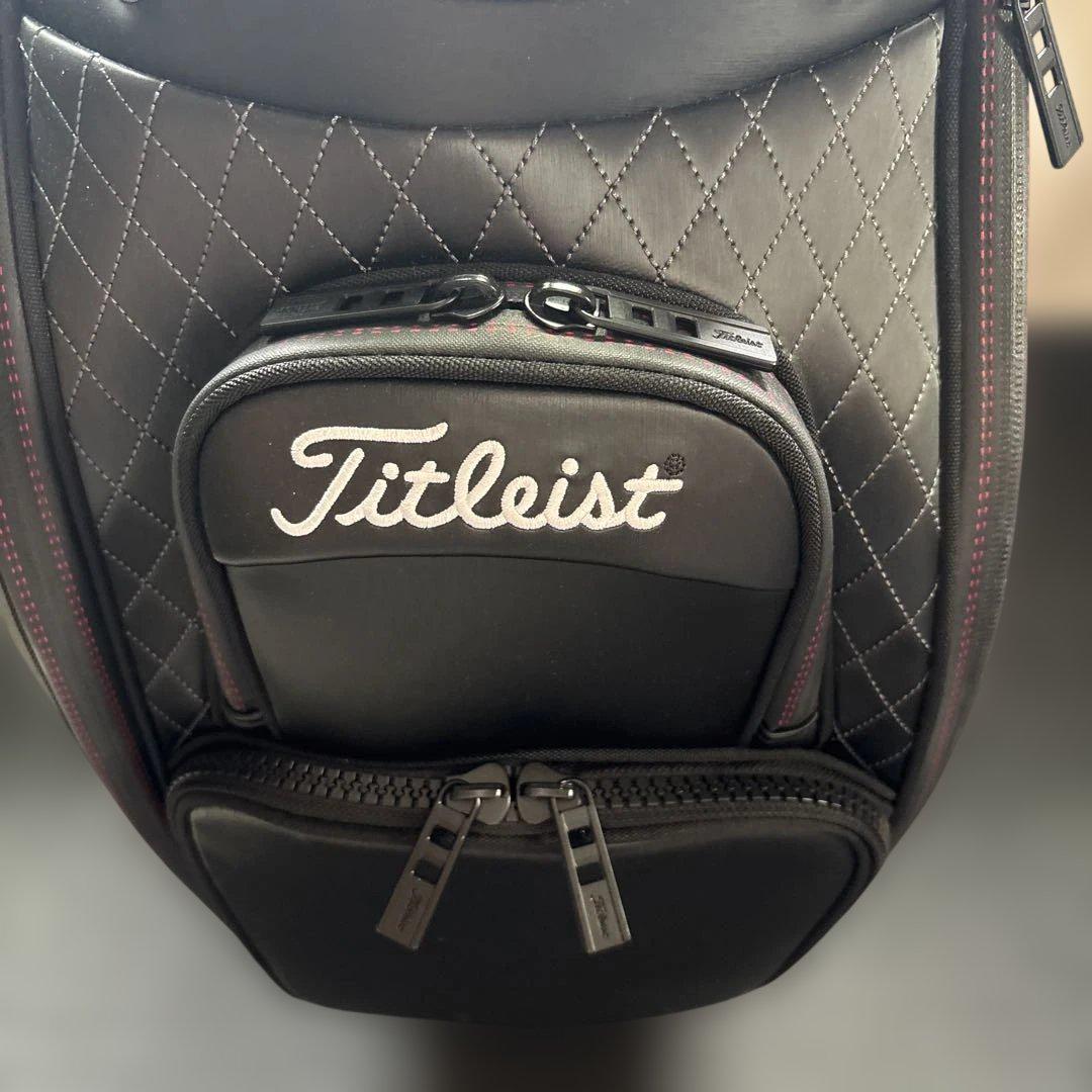 【国内配送】 ゴルフバッグ Titleist 未使用品 ブラック/レッド メルカリ - ゴルフバッグ・キャディバッグ