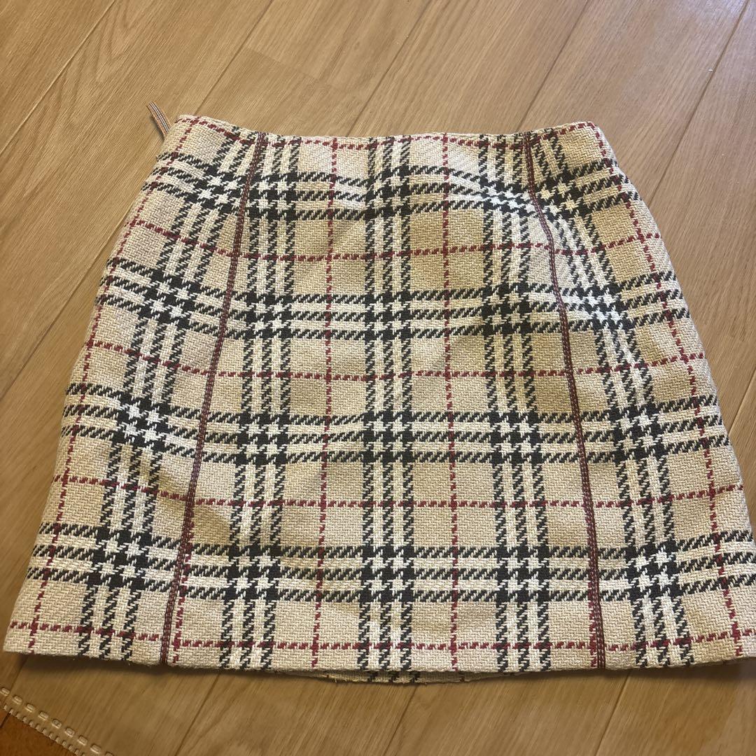 BURBERRY BLUE LABEL チェック柄スカート 36