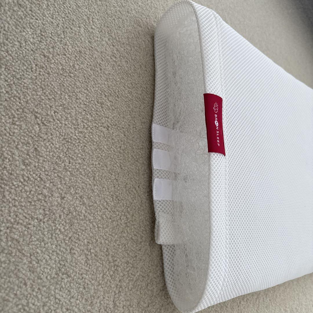 ブレインスリープ　ホワイト メッシュ枕 標準サイズ