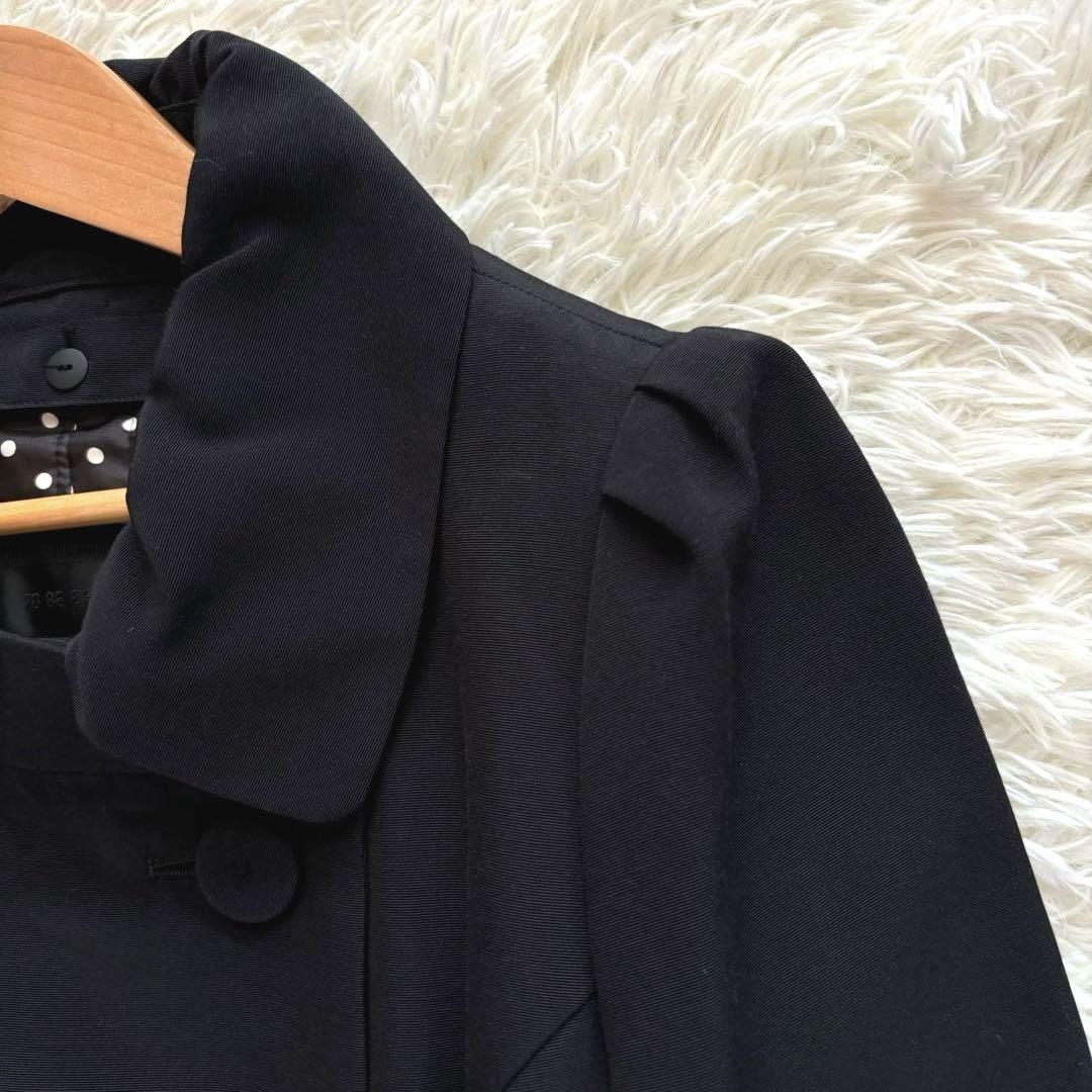 TO BE CHIC トレンチコート ライナー ベルトリボン 襟取り外し可能 L