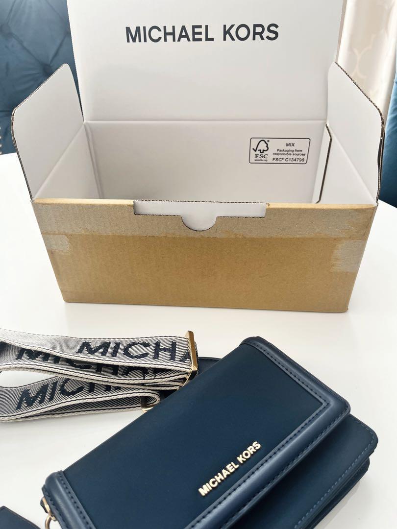 Michael Kors☆ ナイロン・スマートフォン・クロスボディー MICHAEL KORS｜KHAI ナイロン クロスボディ ミディアム マイケル