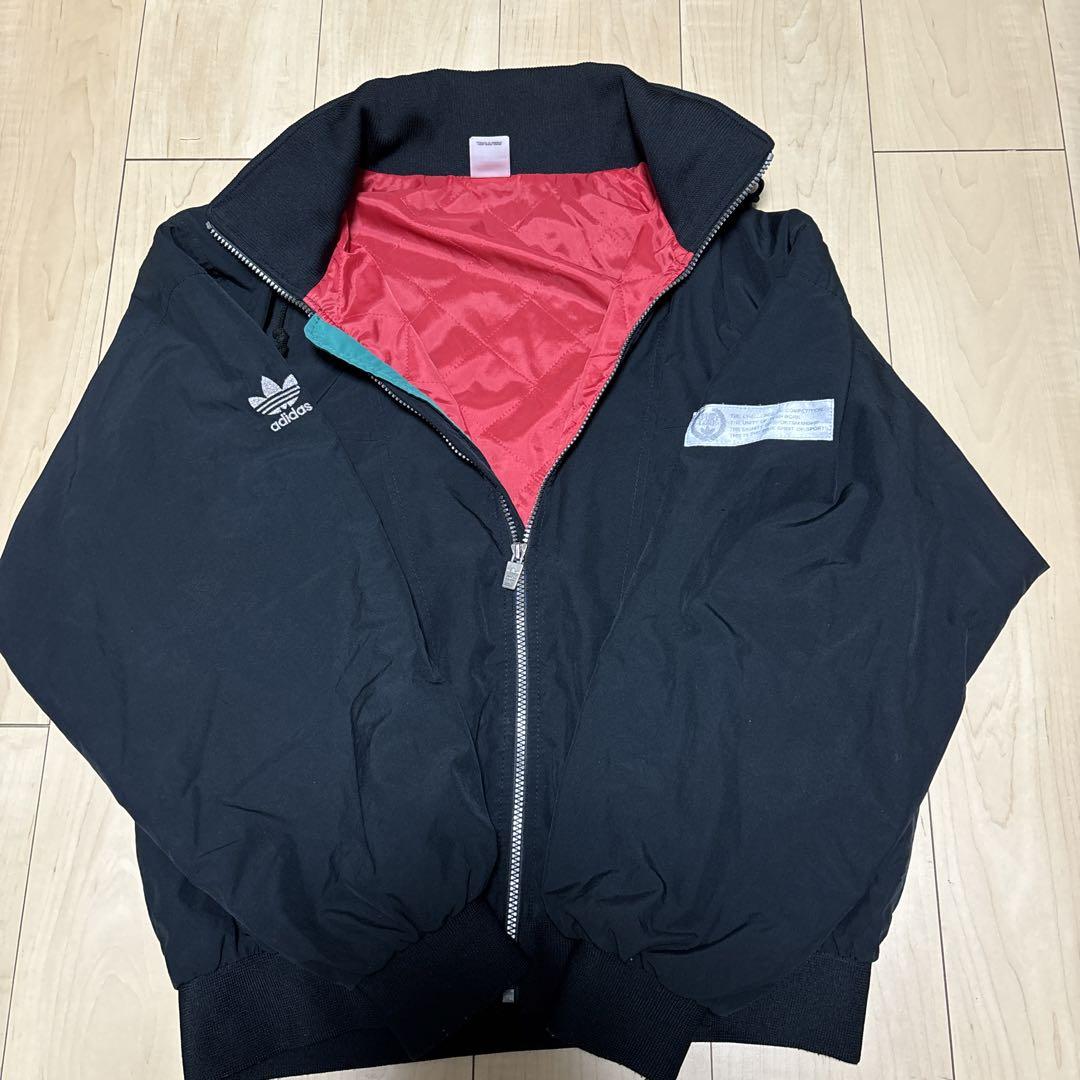 90s adidas ブルゾン デサント製 ブラック