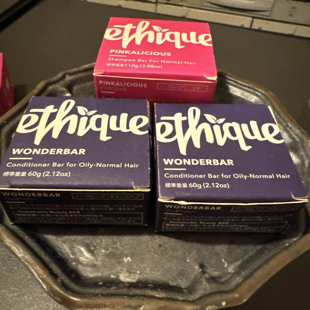 ethiqueエティーク　シャンプーバー & コンディショナーバー ３個 セット 4,980円