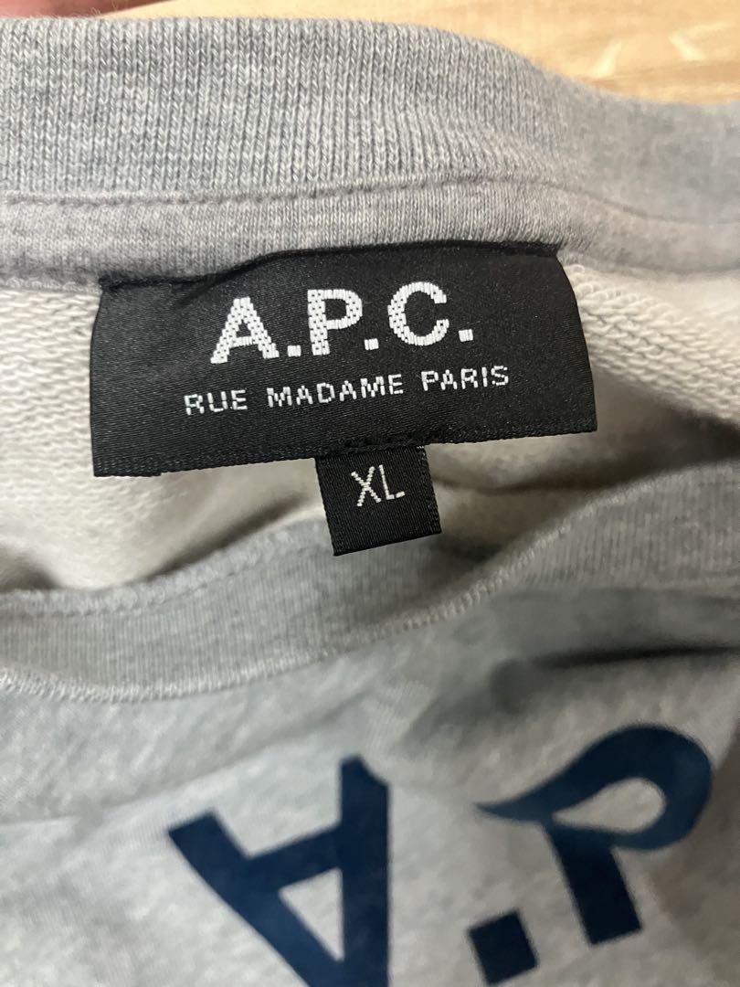 A.P.C.スウェット XL グレー 2023AW