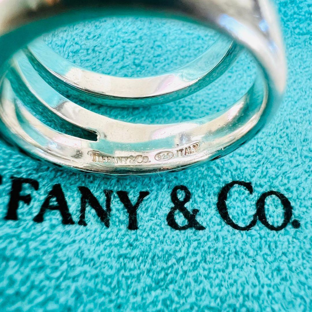 美品✨Tiffany　ティファニー　リング　ダイアゴナル　希少　シルバー925
