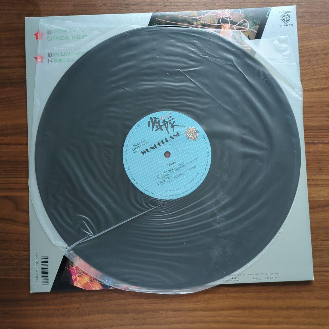 美品】【必見】少年隊 レコード ポスター三枚付 WONDERLAND