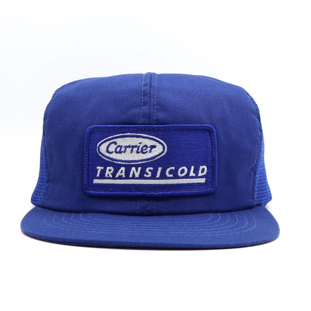 80s 米国製 ビンテージ メッシュ キャップ 企業 ワッペン 刺繍 ブルー 80s 米国製 ビンテージ メッシュ キャップ 企業 ワッペン 刺繍 ブルー