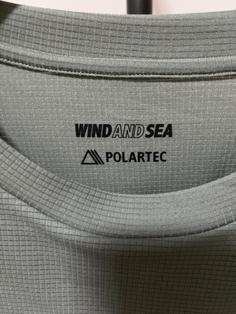 WIND AND SEA POLARTEC POWER DRY TEE L 緑 WIND AND SEA POLARTEC POWER DRY TEE 緑 L - メルカリ