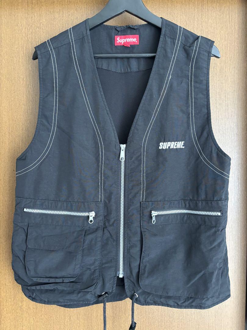 Supreme Nylon Cargo Vest BLACK S size