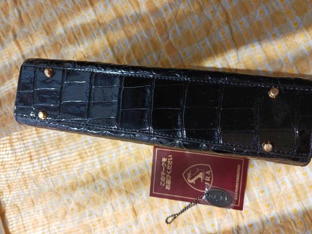 M*K様 JRA クロコダイル風 ブラッククラッチバッグ