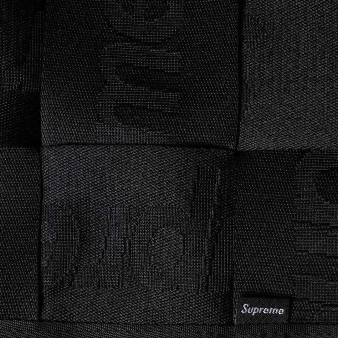 Supreme　シュプリーム Woven Large Tote トートバッグ 黒