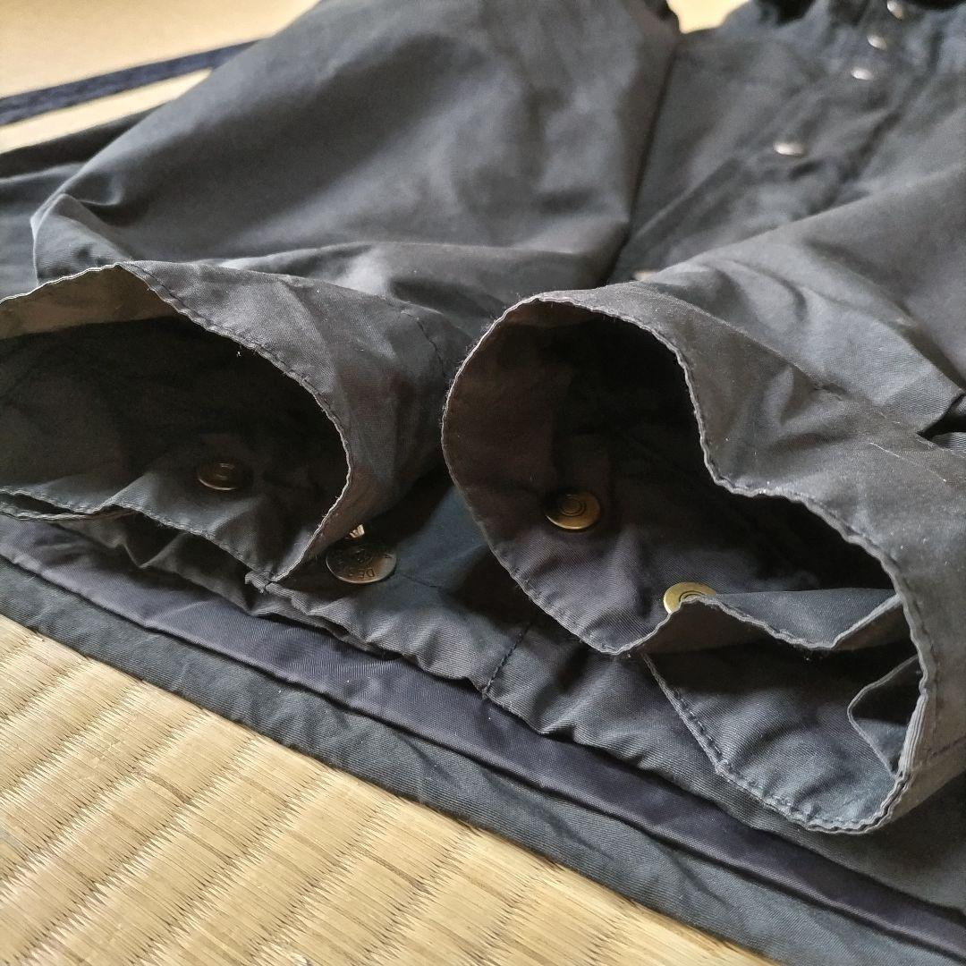 60|40ショートマウンテンフードジャケット 黒