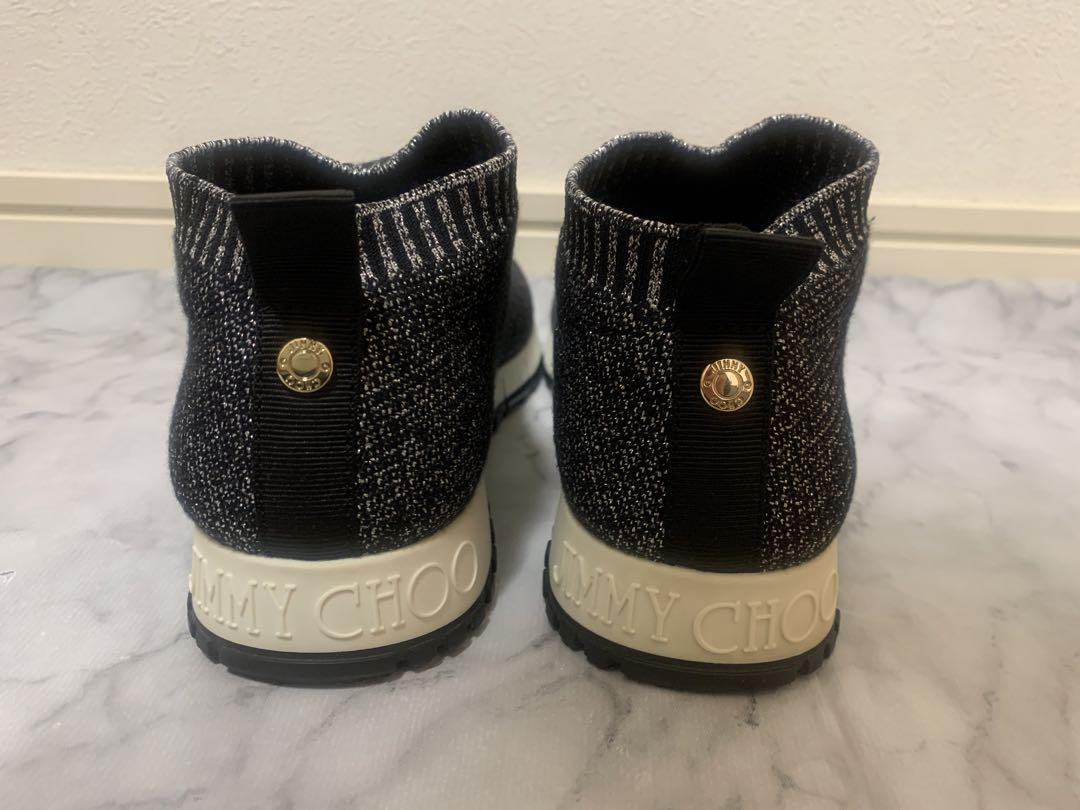 【美品】ジミーチュウ JIMMYCHOO ソックス スニーカー　37 ラメ