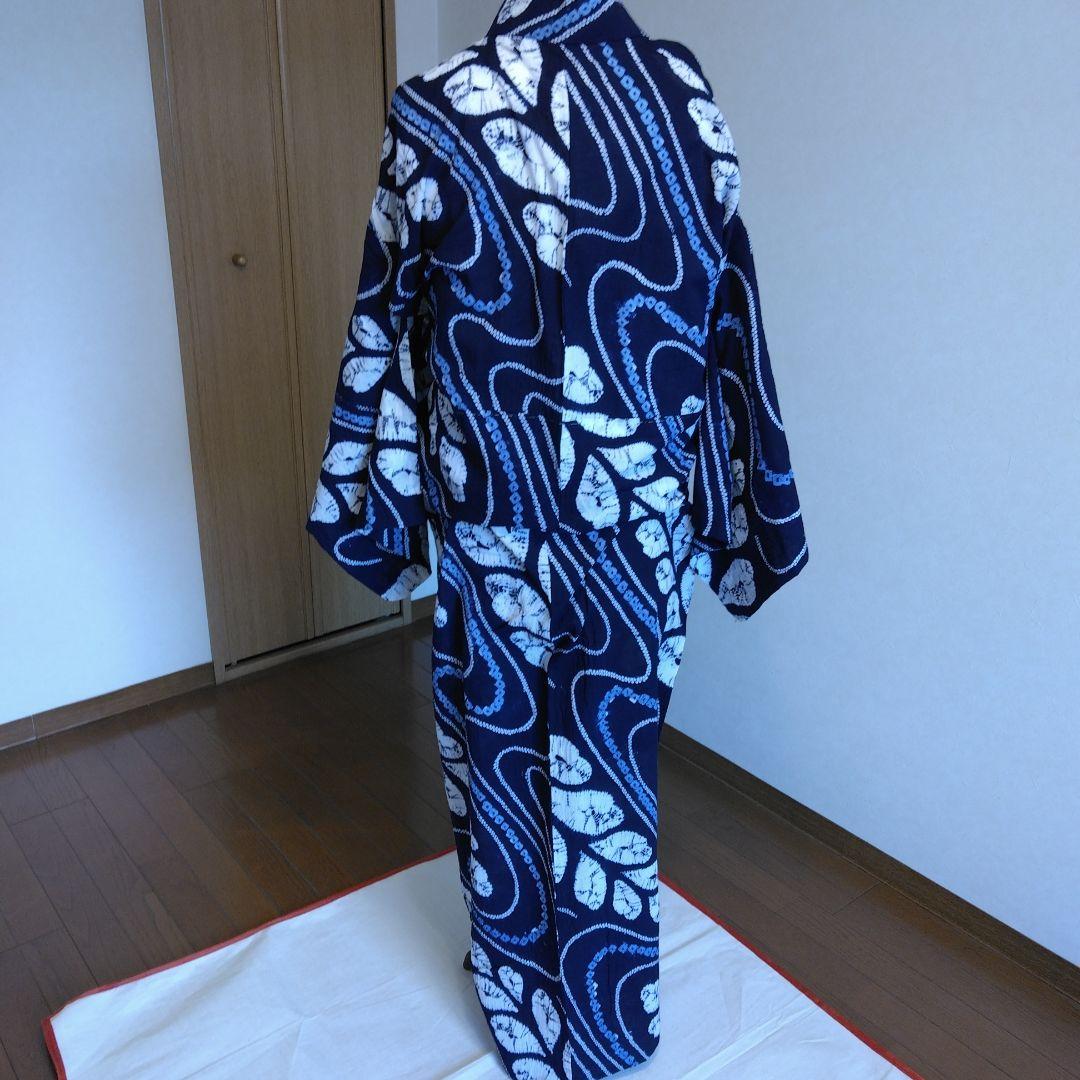 絞り　浴衣　綿　保管品