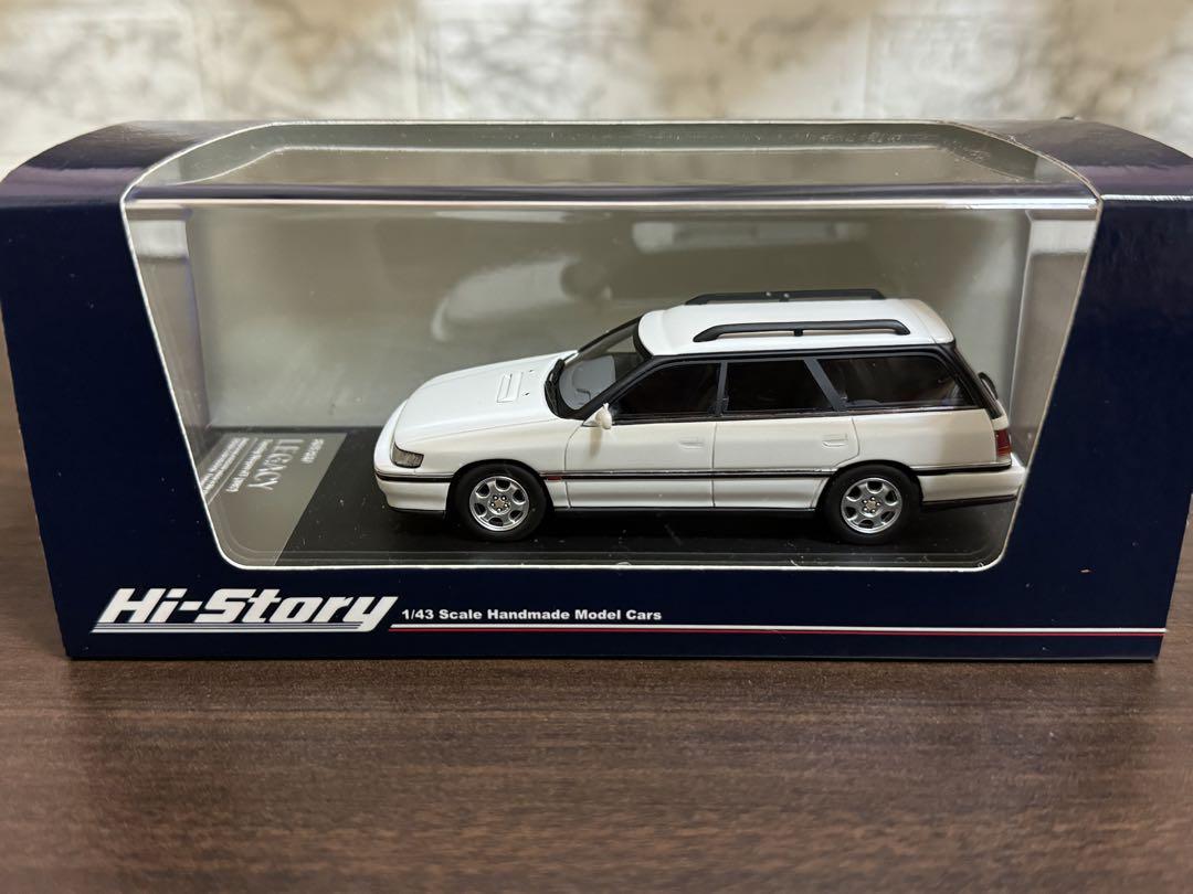 1/43 ミニカー ハイストーリー スバル レガシィ ツーリングワゴン GT 白