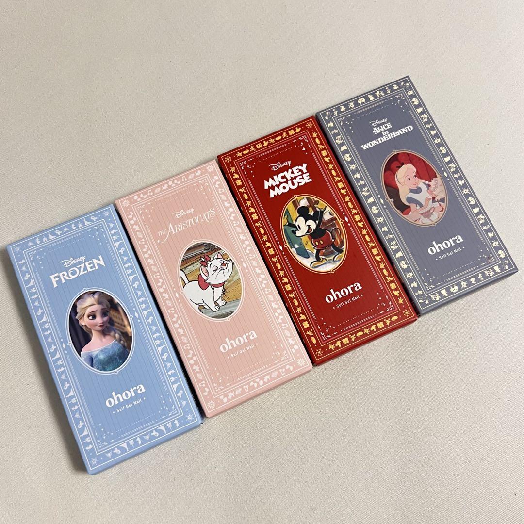 ohora ディズニー ジェルネイルシール 4セット