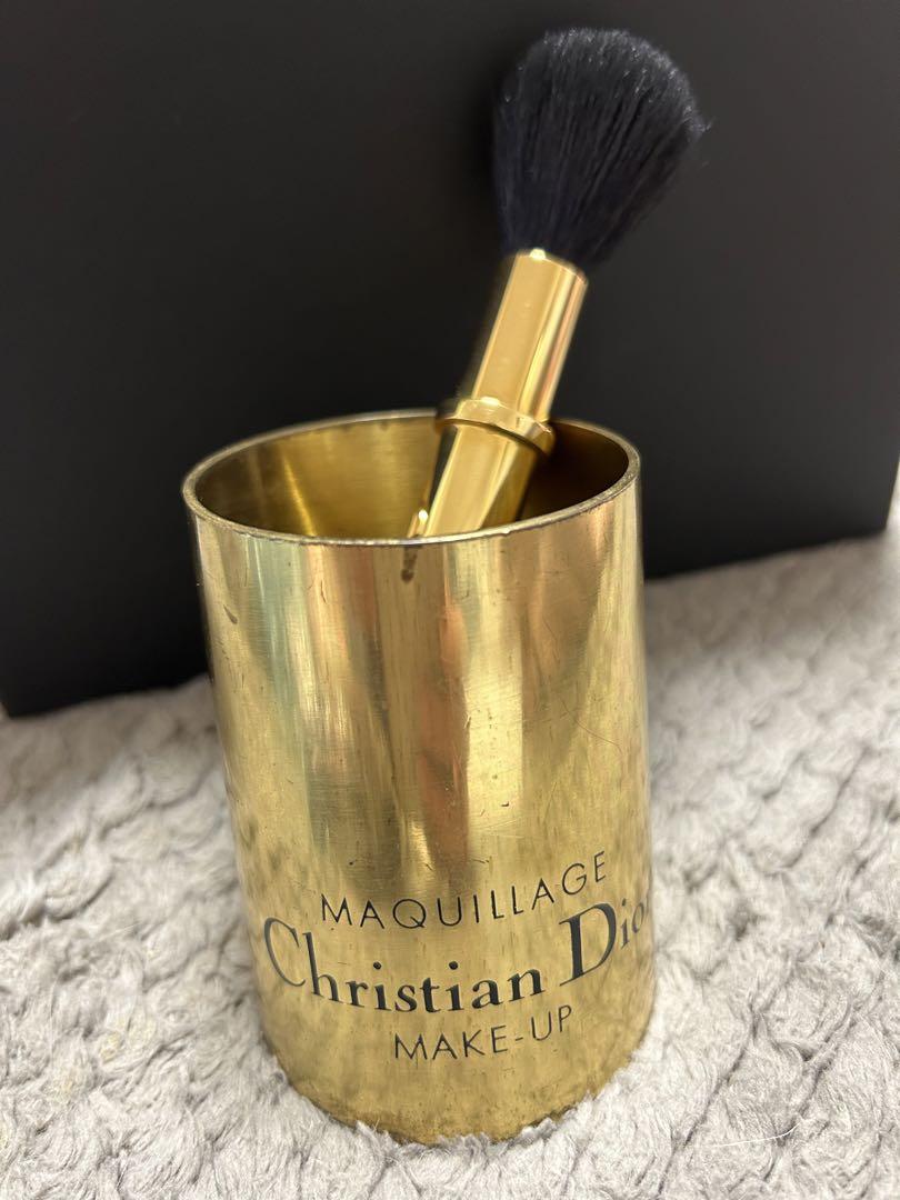 Christian Dior フェイスブラシ ゴールド ブラシ立て セット売り