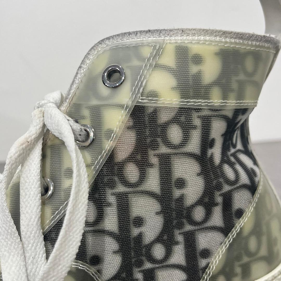 ディオール×ショーンステューシー B23 オブリークロゴハイカット