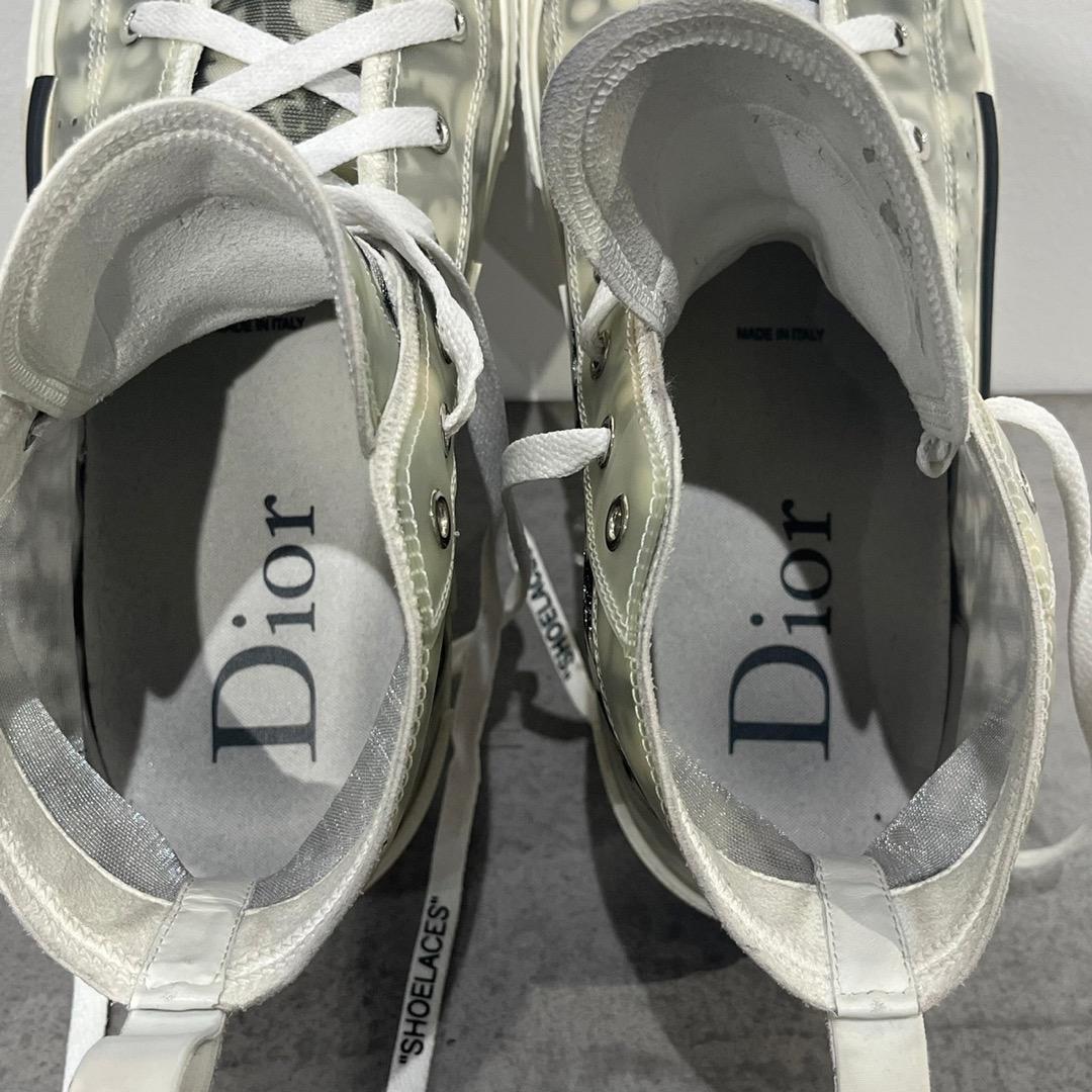 ディオール×ショーンステューシー B23 オブリークロゴハイカット