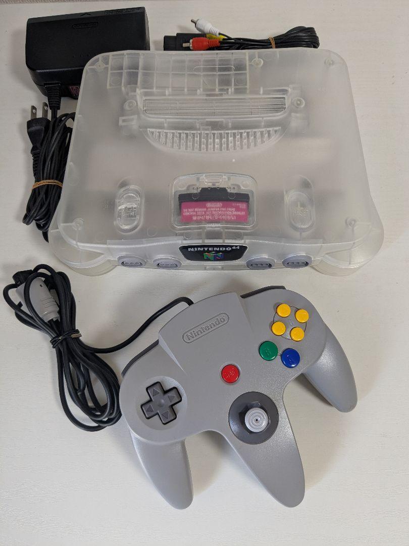 N64 ニンテンドー 64 本体 ロクヨン クリアリージョンフリー カスタム