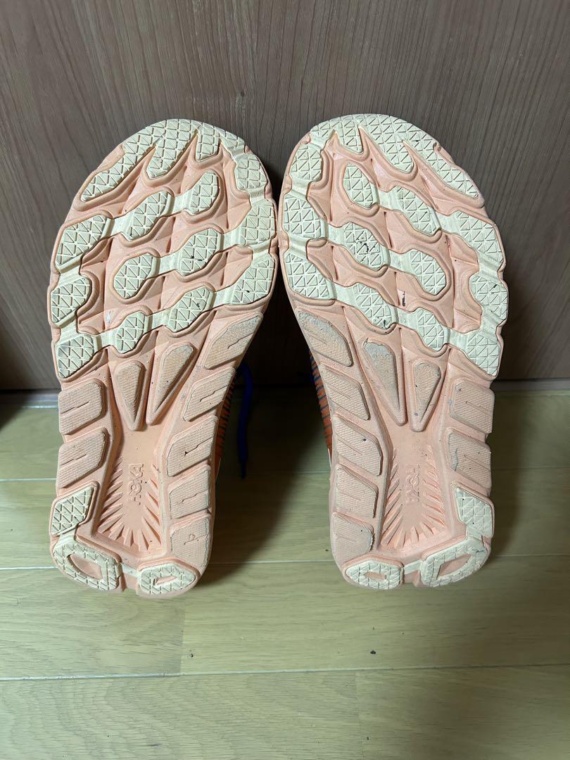 HOKA ランニングシューズ 青/オレンジ　リンコン3ワイド　27.5