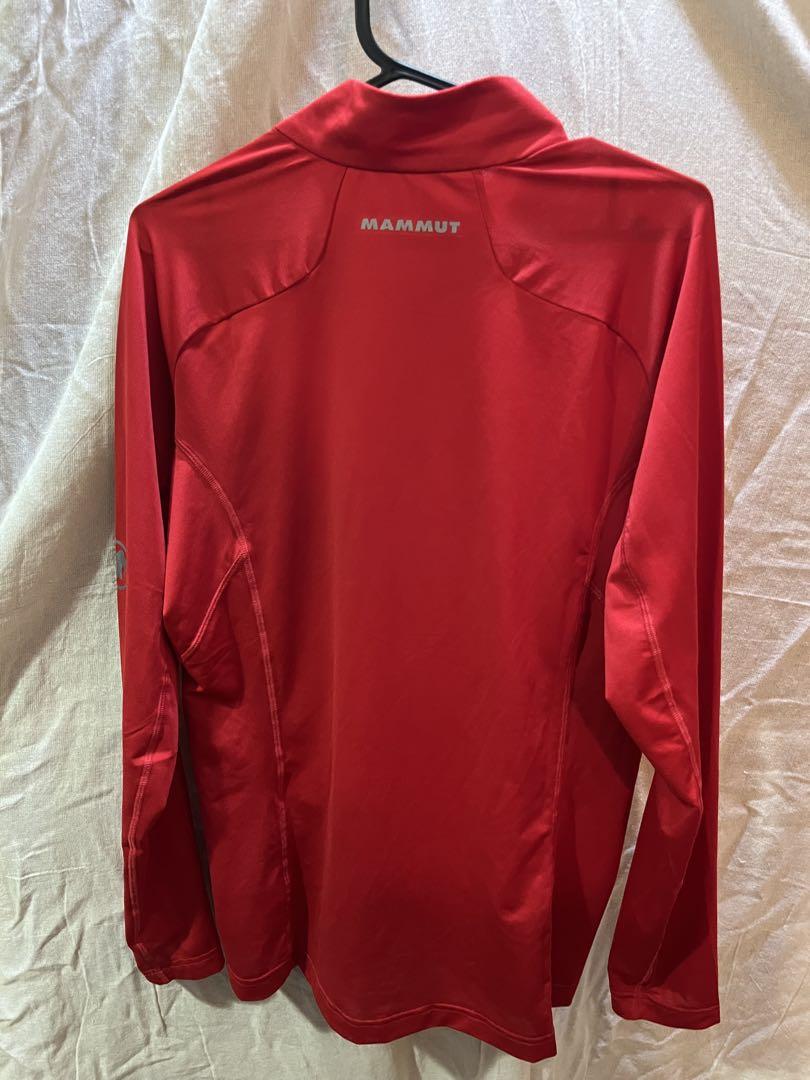 MAMMUT マムート ハーフジップ ベースレイヤー 速乾 登山