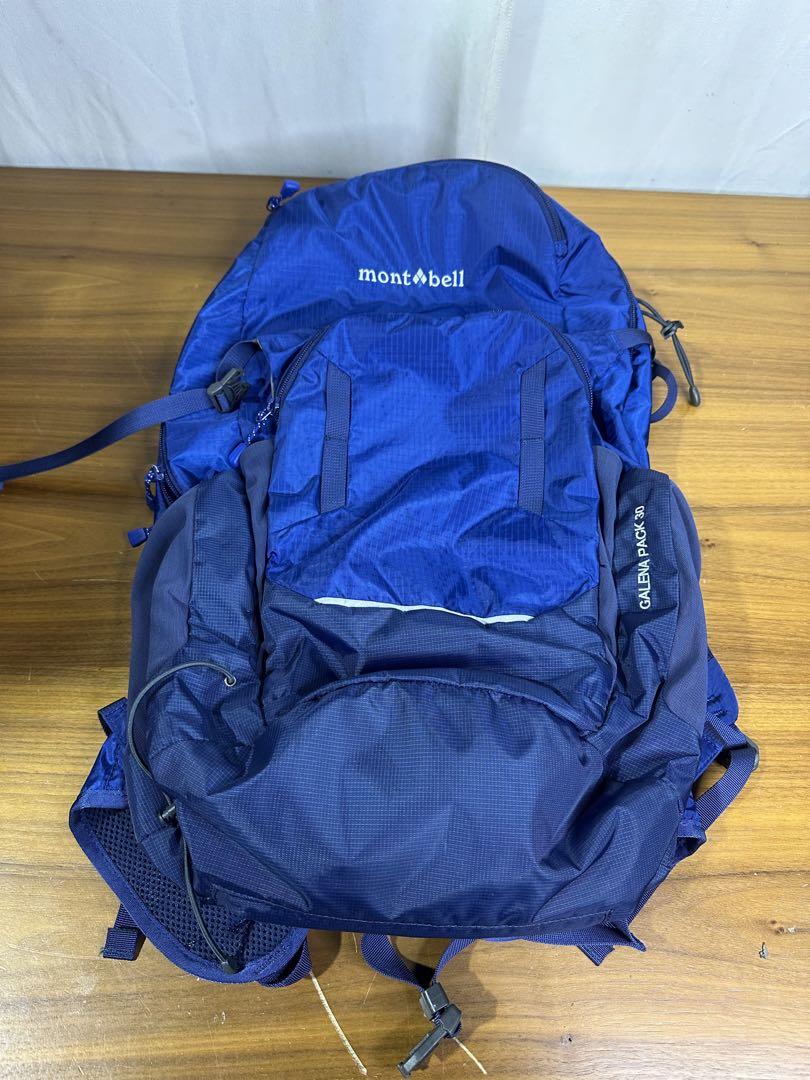 ▶︎SK mont-bell ガレナパック30 リュック　中古　ブルー