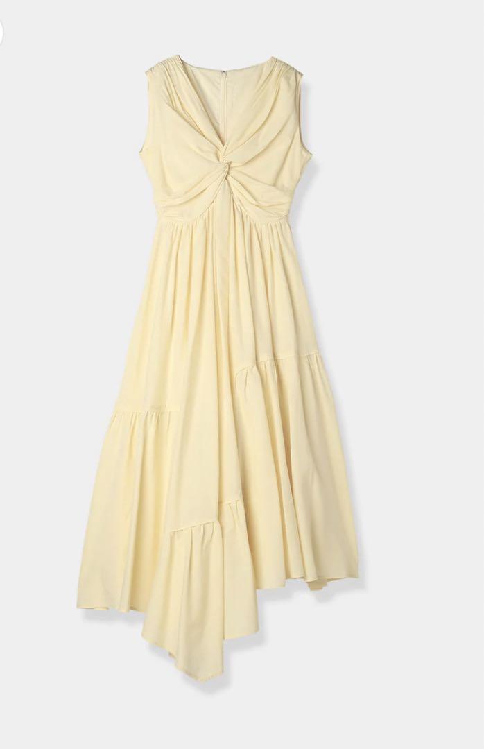 新品 ローブブラン Irregular hem twist Dress 画像3