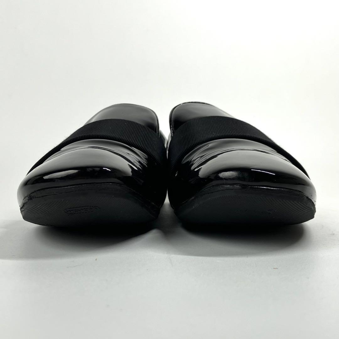 【美品】LOUIS VUITTON オペラシューズ　パテント　スタッズ　フラット