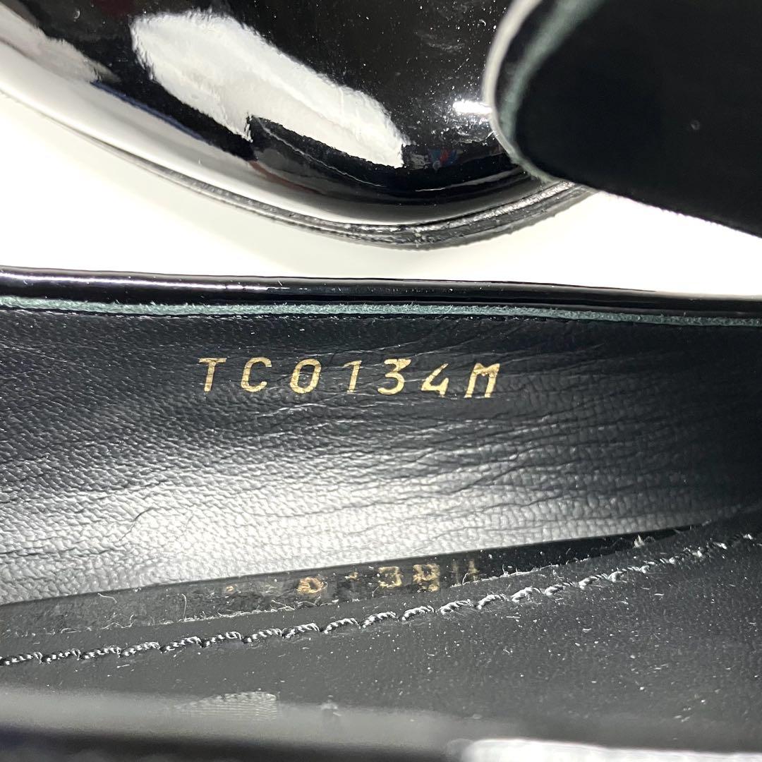 【美品】LOUIS VUITTON オペラシューズ　パテント　スタッズ　フラット