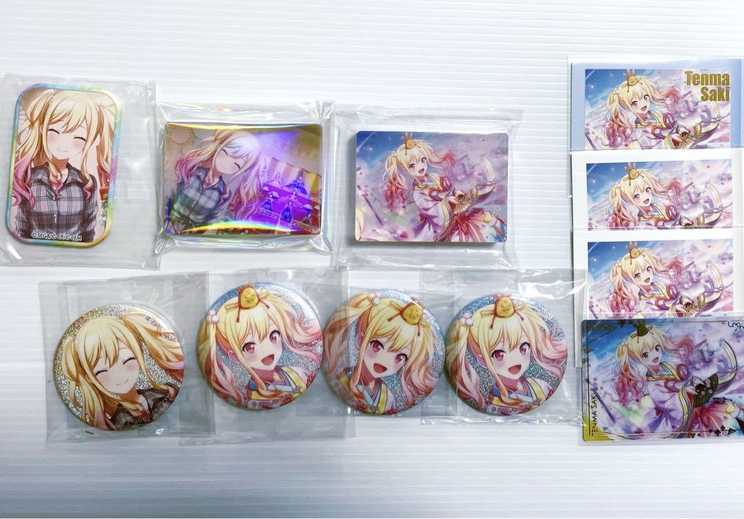 プロセカ 天馬咲希 ひな祭り ノーブルアート グリッター缶バッジ パシャこれ